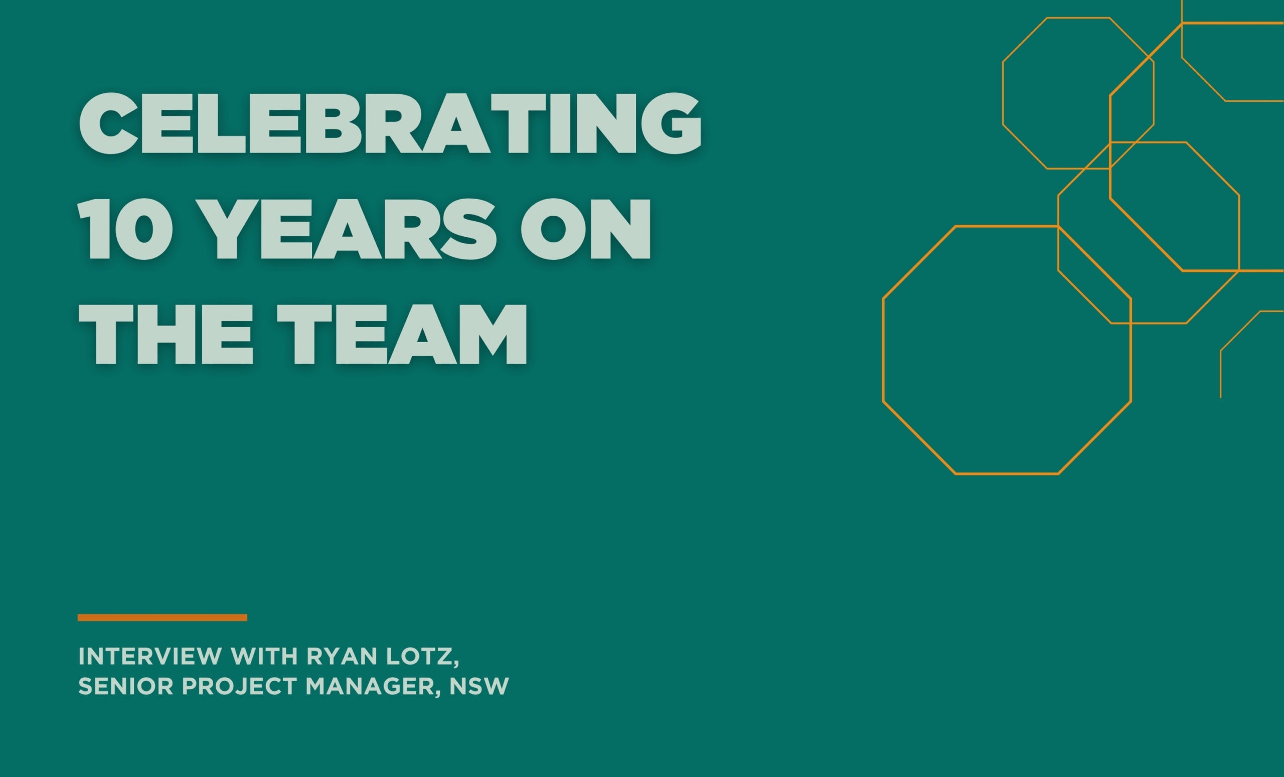 Celebrating 10 years on the team